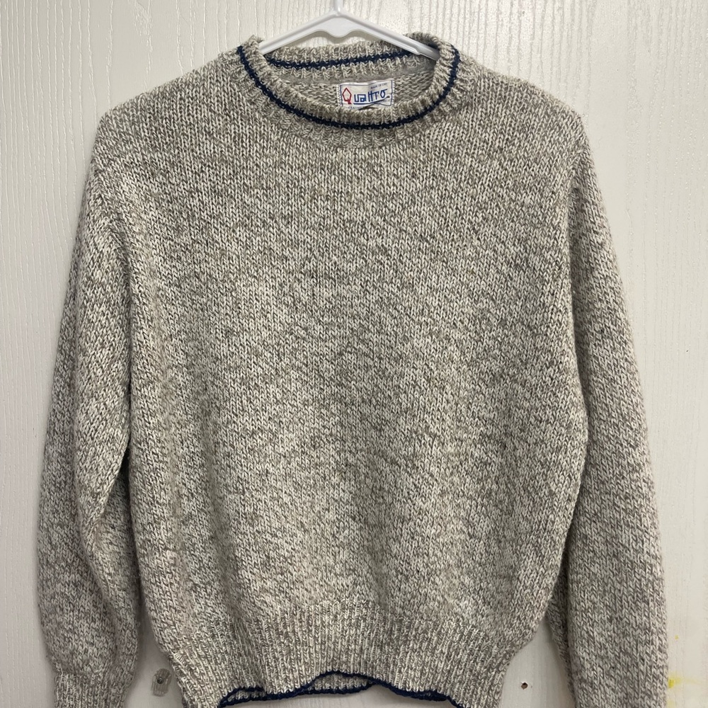 Women's Crewneck Sweater - Gray